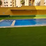 Estudio Junto Playa Poniente Con Piscina Lägenhet Benidorm