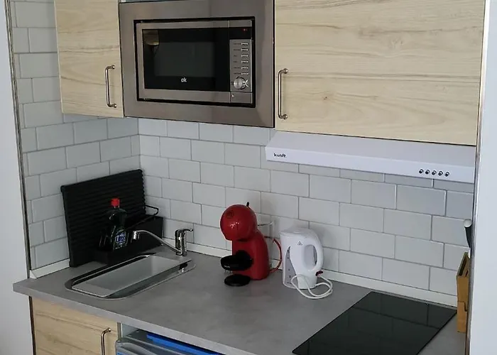 Estudio Junto Playa Poniente Con Piscina Appartamento *
