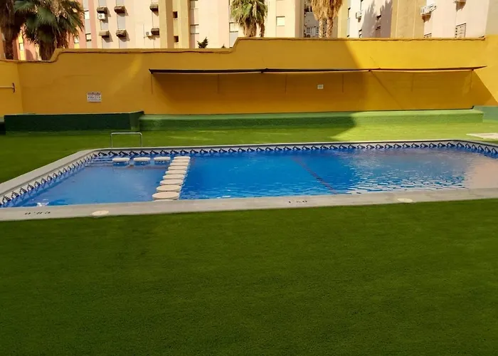 Estudio Junto Playa Poniente Con Piscina Appartamento Benidorm