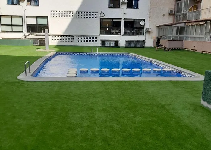 Appartamento Estudio Junto Playa Poniente Con Piscina Benidorm